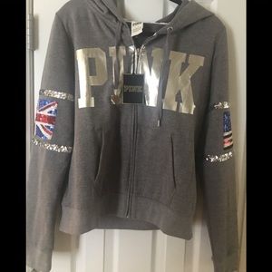Brand new limited edition Pink hoodie jacket